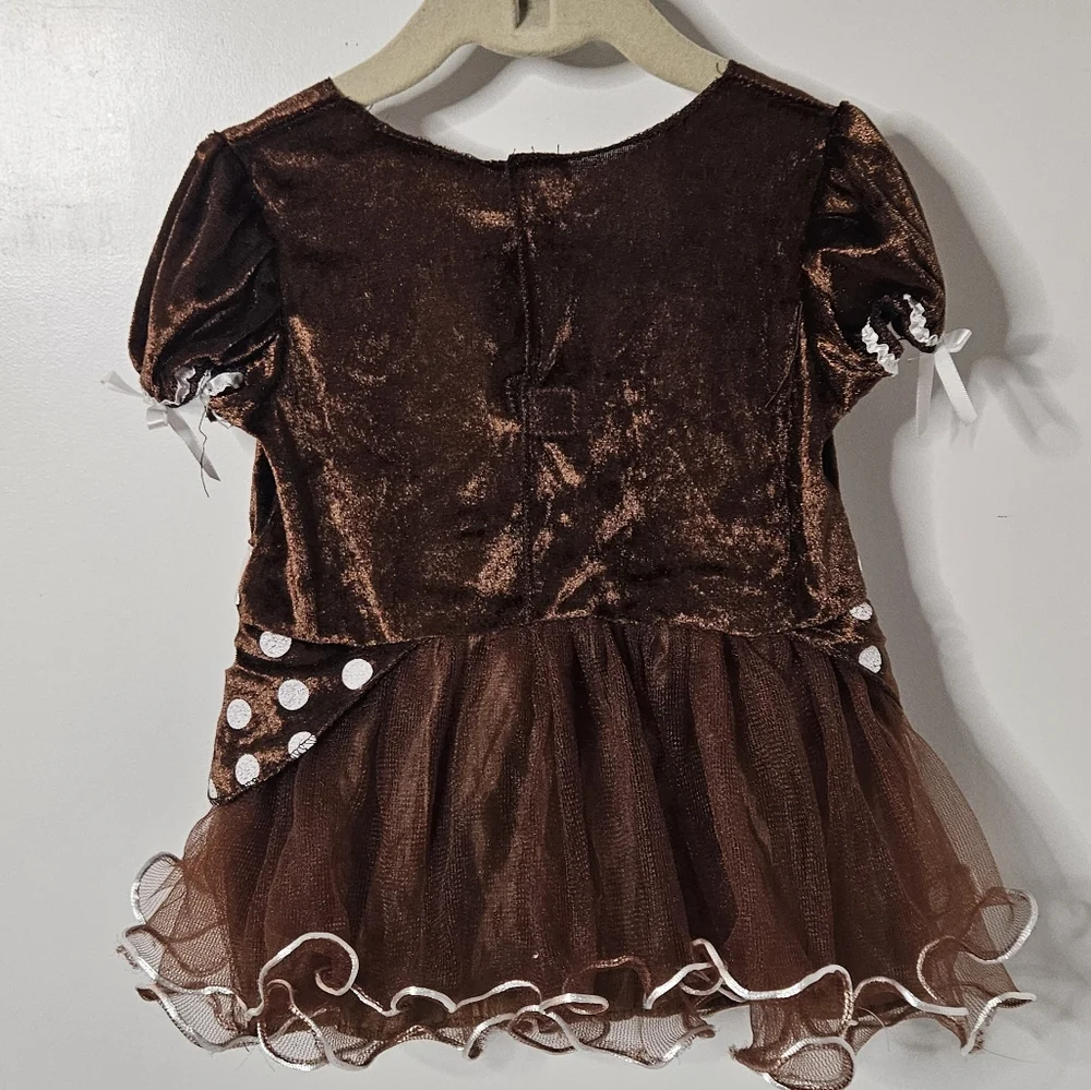 Baby Fawn Tutu‎ Halloween Costume 6-12 Months Dress Only Daisy Flower Animal
